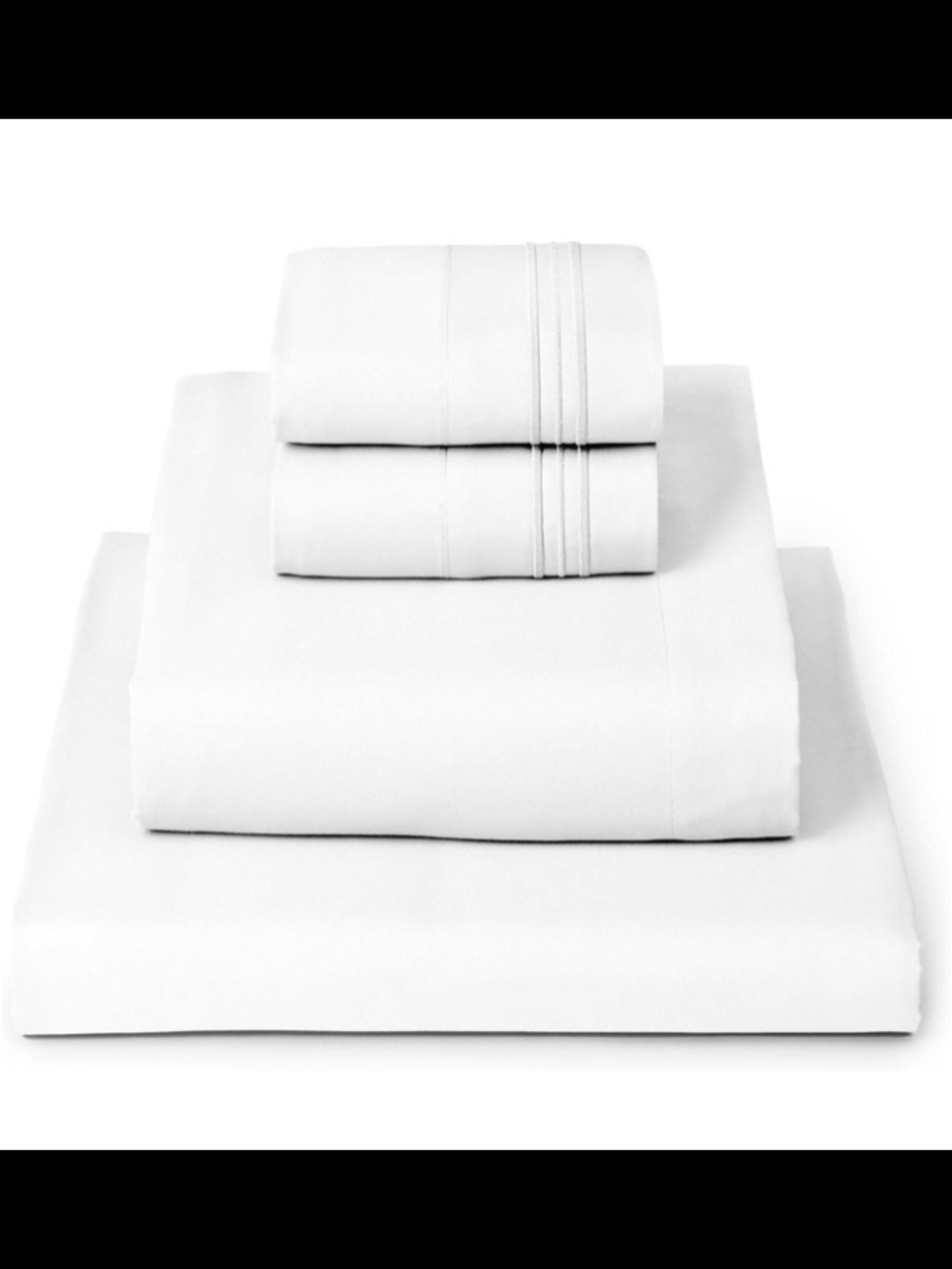 Mellanni Full Sheets Set - 4 PC Iconic Collection Bedding